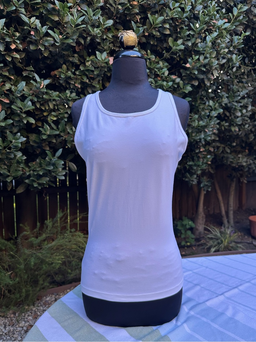 Spanx "cotton control undershirt" sleeveless tank top - Size XL